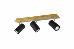 Spots & Strahle|Trio Strahler Marley Gold / Schwarz