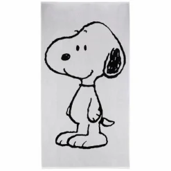 Hand- & Duschtücher|Vossen Strandtuch Snoopy Beach 100 x 180 cm White