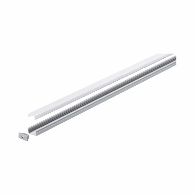 Zubehör|Led-Stripes & Lichterketten|Paulmann Strip-Profil Base Silber