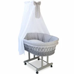 Stubenwagen & Babywiegen|Stubenwagen & Babywiegen|Mionido Stubenwagen Maxi 85 x 45 cm Hellgrau