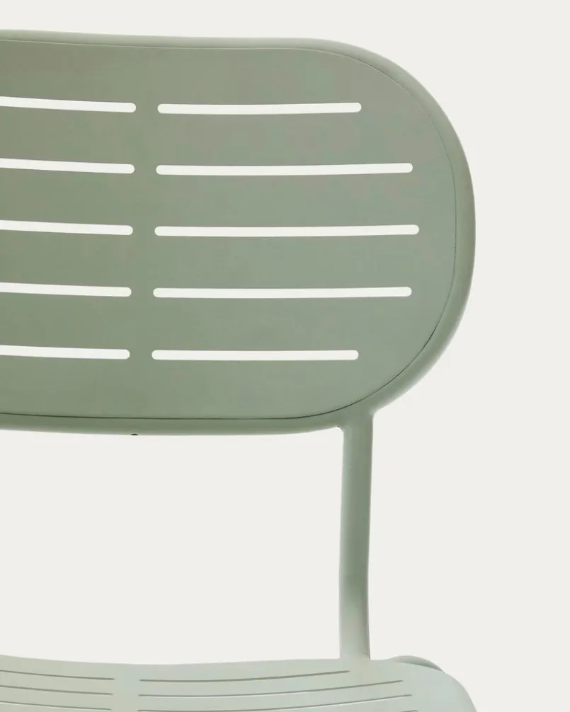 Balkonstühle|Gartenstühle|Kave Home Stuhl Brai Türkis