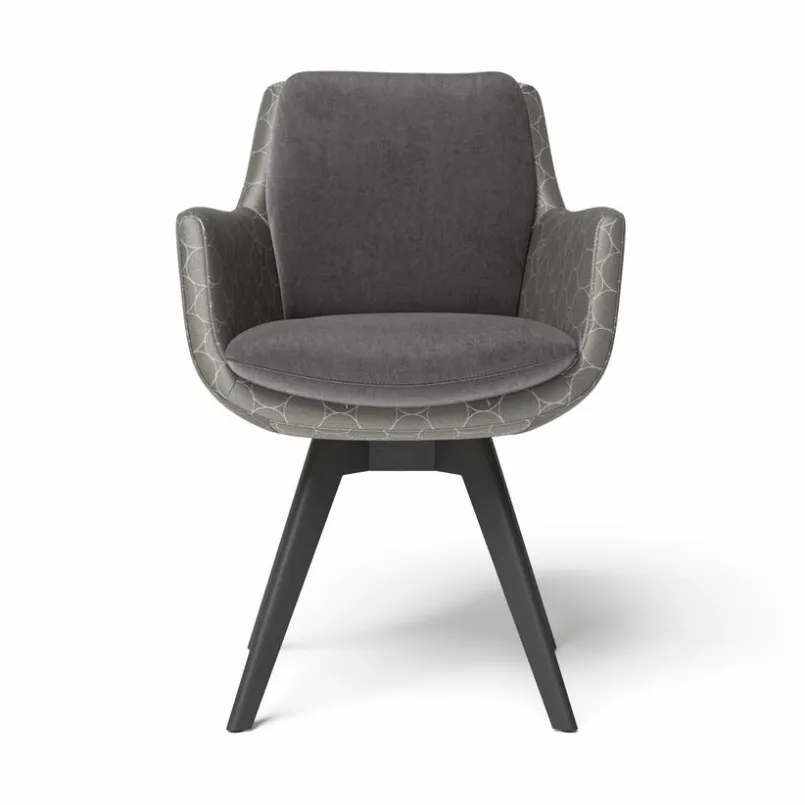 Stühle|JOOP! Stuhl Characters 6553-4B Silber