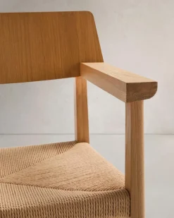 Kave Home Stühle-Stuhl Idun Eiche