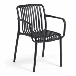 Balkonstühle|Gartenstühle|Kave Home Stuhl Isabelini Schwarz