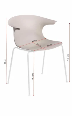 Infiniti Bürostühle|Stühle-Stuhl Loop Weiß