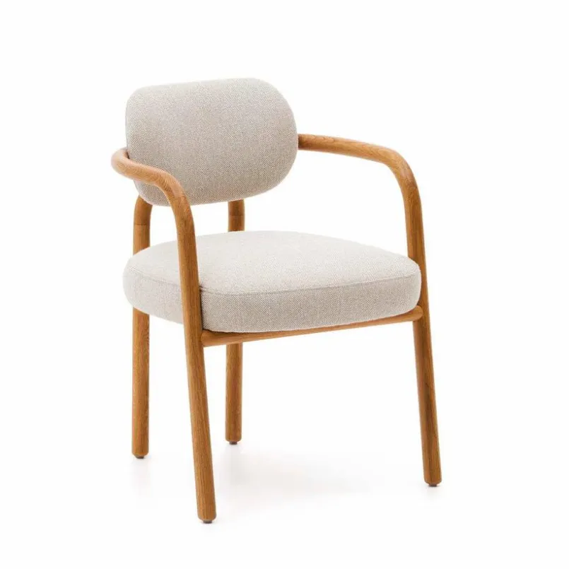 Kave Home Stühle-Stuhl Melqui Beige