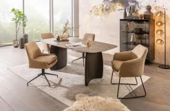 Stühle|Mobitec Stuhl Saga Taupe