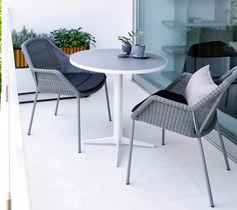 Gartenstuhl-Auflagen|Cane-line Stuhlkissen Breeze 48 x 45,50 cm Grau