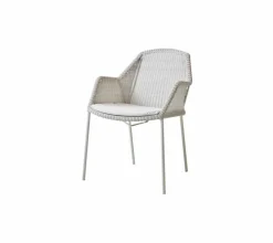 Gartenstuhl-Auflagen|Cane-line Stuhlkissen Breeze 48 x 45,50 cm Weiß