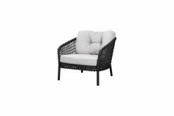 Gartenstuhl-Auflagen|Cane-line Stuhlkissen Ocean Grey White