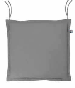 Gartenstuhl-Auflagen-Stuhlkissen Unica 50 x 50 cm, Silber