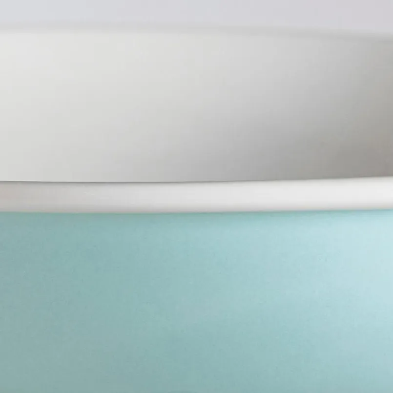 Geschirr-Suppenteller Basic Ø 22 cm Hellblau