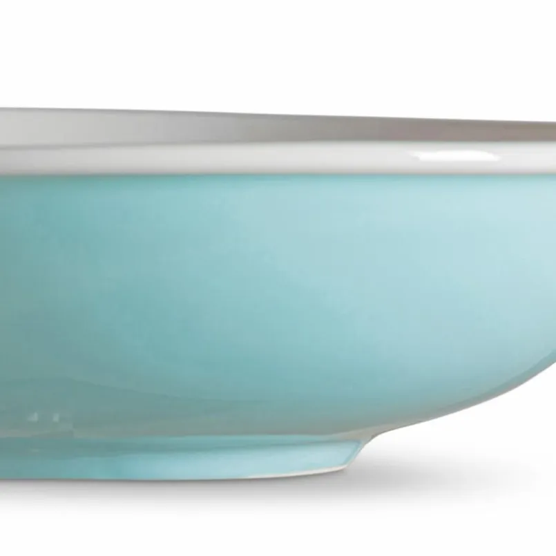 Geschirr-Suppenteller Basic Ø 22 cm Hellblau