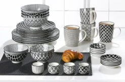 Geschirr|Ritzenhoff & Breker Suppenteller Takeo Swing Ø 20,5 cm Schwarz