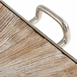 Tabletts|Tabletts| Tablett 58 x 33 cm Silber