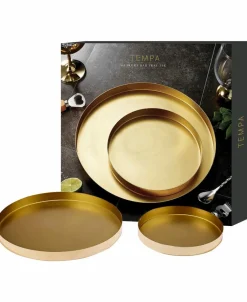 ladelle Tabletts|Tabletts-Tablett Aurora 2tlg. Gold