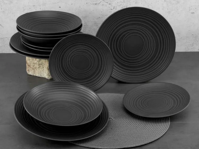 Tafelservice Lava Stone 12tlg.<CreaTable Clearance
