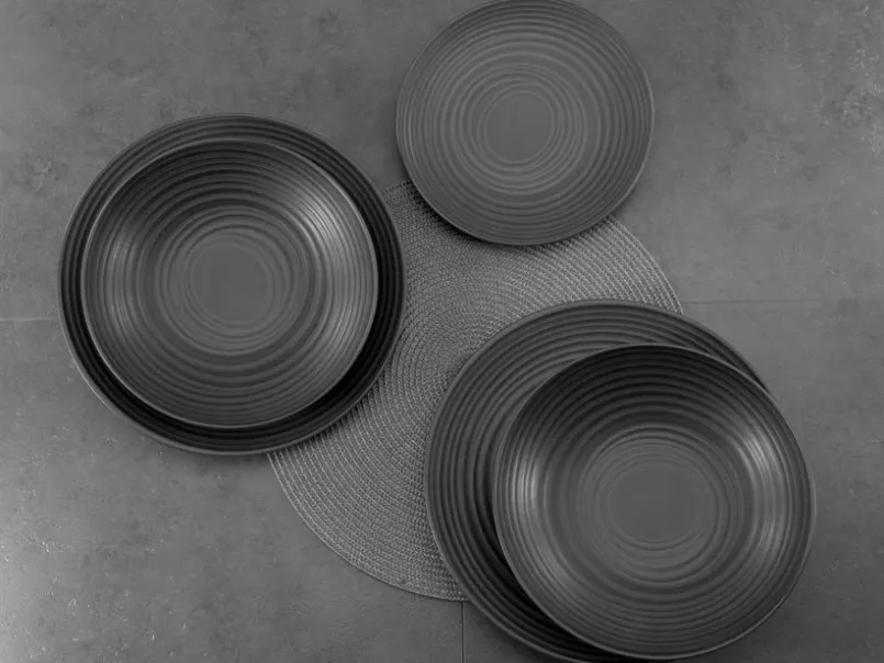 Tafelservice Lava Stone 12tlg.<CreaTable Clearance