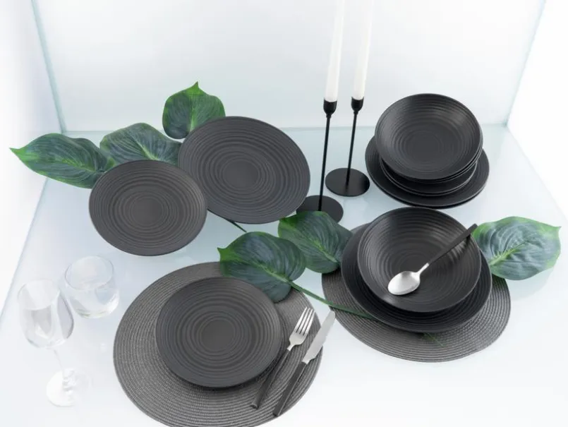 Tafelservice Lava Stone 12tlg.<CreaTable Clearance