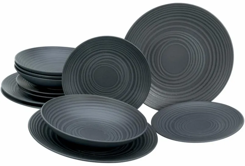 Tafelservice Lava Stone 12tlg.<CreaTable Clearance