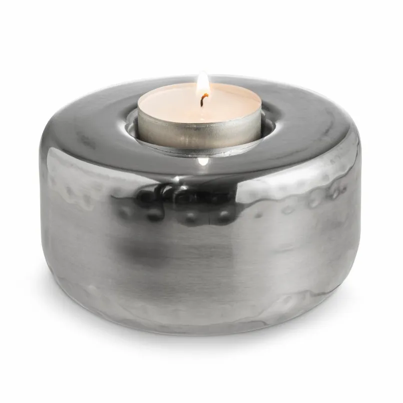 Teelichthalter|Teelichthalter-Teelichthalter Ø 9 cm Silber