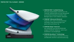 Tempur Pro® Matratze Medium CoolQuilt<TEMPUR®