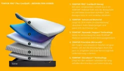 Matratzen|TEMPUR® Tempur Pro® Plus Matratze Medium Firm Hybrid CoolQuilt