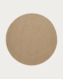 Kave Home Outdoorteppiche|Natur(Look) Teppiche-Teppich Ø 200 cm Despas Beige