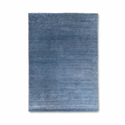 Moderne Teppiche-Teppich Silk Touch Relief 140x200 cm Blau