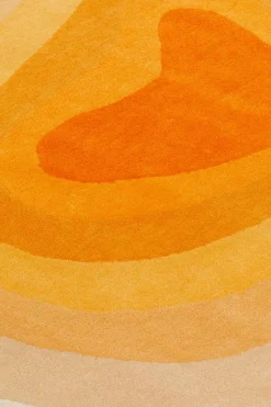 Moderne Teppiche|KARE X KARIM RASHID Teppich Aura Circle 57762 Orange
