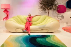 KARE X KARIM RASHID Moderne Teppiche-Teppich Aura Rainbow 57765 Bunt