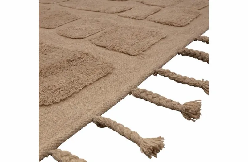 Natur(Look) Teppiche-Teppich Bricks Beige
