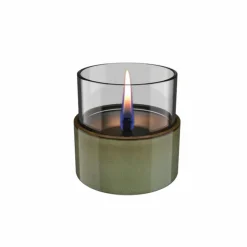 Feuerschalen|Tenderflame Tischfeuer Aster 10 Reactive Glaze Green