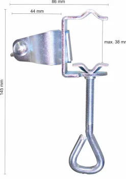 Zubehör|Schneider Schirme Tischklammer Für Sonnenschirme Silber