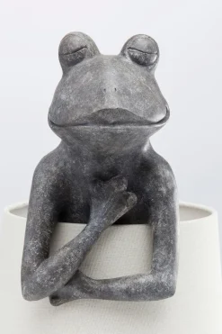 KARE DESIGN Dekofiguren Tiere & Pflanzen|Tischlampen-Tischleuchte Animal Frog 61600 Grau