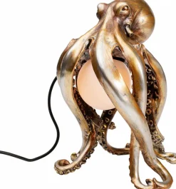 KARE DESIGN Tischlampen-Tischleuchte Animal Octopus Gold