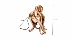 KARE DESIGN Tischlampen-Tischleuchte Animal Octopus Gold