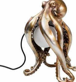 KARE DESIGN Tischlampen-Tischleuchte Animal Octopus Gold