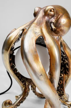 KARE DESIGN Tischlampen-Tischleuchte Animal Octopus Gold