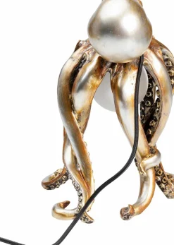 KARE DESIGN Tischlampen-Tischleuchte Animal Octopus Gold