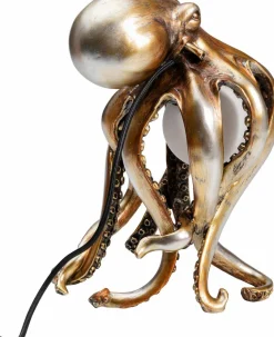 KARE DESIGN Tischlampen-Tischleuchte Animal Octopus Gold