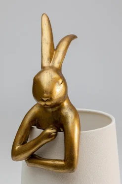 Tischlampen|KARE DESIGN Tischleuchte Animal Rabbit Weiß / Gold