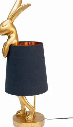 KARE DESIGN Tischlampen-Tischleuchte Animal Rabbit Gold / Schwarz