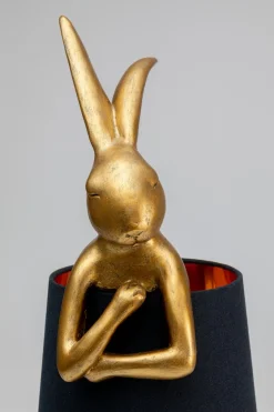 KARE DESIGN Tischlampen-Tischleuchte Animal Rabbit Gold / Schwarz