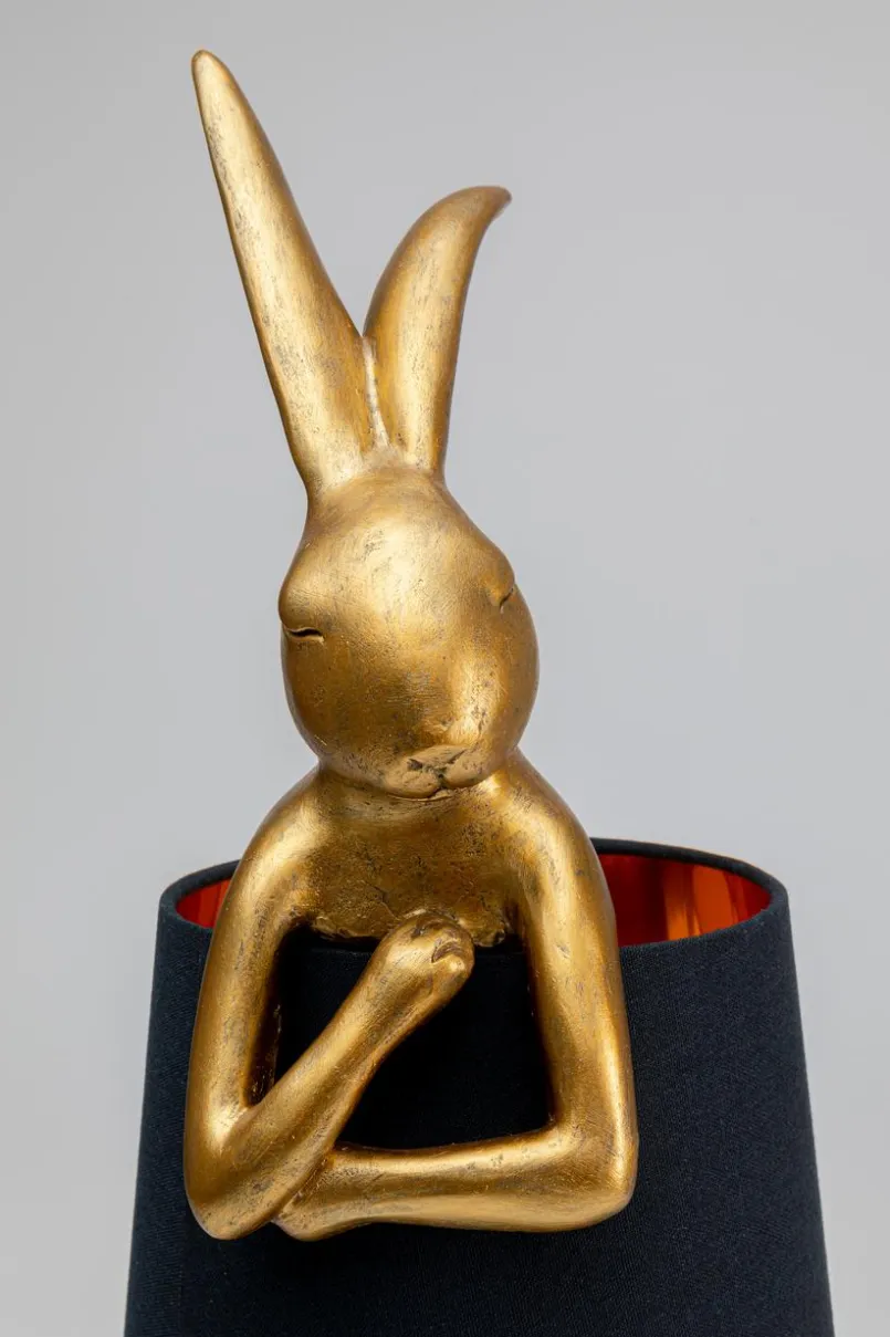 KARE DESIGN Tischlampen-Tischleuchte Animal Rabbit Gold / Schwarz