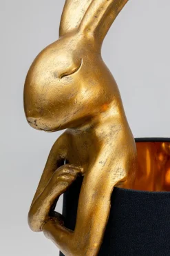 KARE DESIGN Tischlampen-Tischleuchte Animal Rabbit Gold / Schwarz