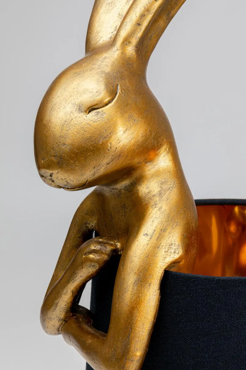 KARE DESIGN Tischlampen-Tischleuchte Animal Rabbit Gold / Schwarz
