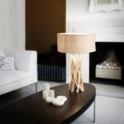 IDEAL LUX Tischlampen-Tischleuchte Driftwood Beige
