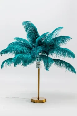 KARE DESIGN Tischlampen-Tischleuchte Feather Palm Grün