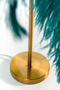KARE DESIGN Tischlampen-Tischleuchte Feather Palm Grün